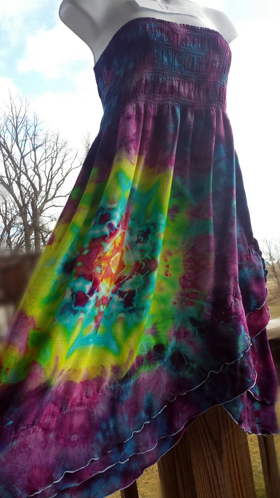 etsy tie dye dress