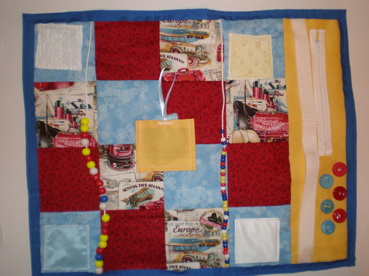 YEAR END BLOWOUT Lap Sensory Fidget Quilt 12