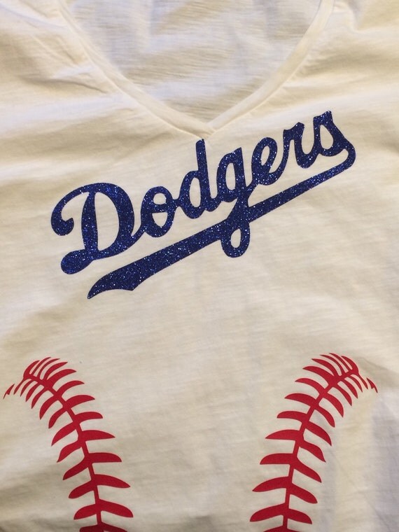 MATERNITY top baseball t-shirt Dodgers funny tee shirt short