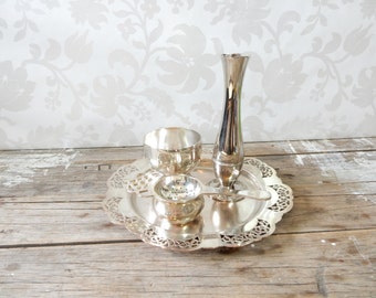 Essay canada silver tea set