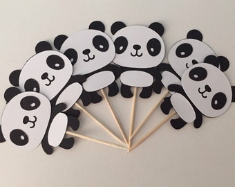 Panda Cupcake Toppers, Panda Party