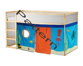 Bed Playhouse Pattern / Kura bed playhouse / Bed curtain pattern