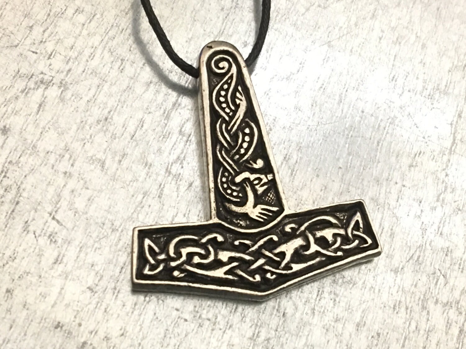 Thor's Hammer Mjölnir Hammer Thor Jewelry Jorvik Hammer