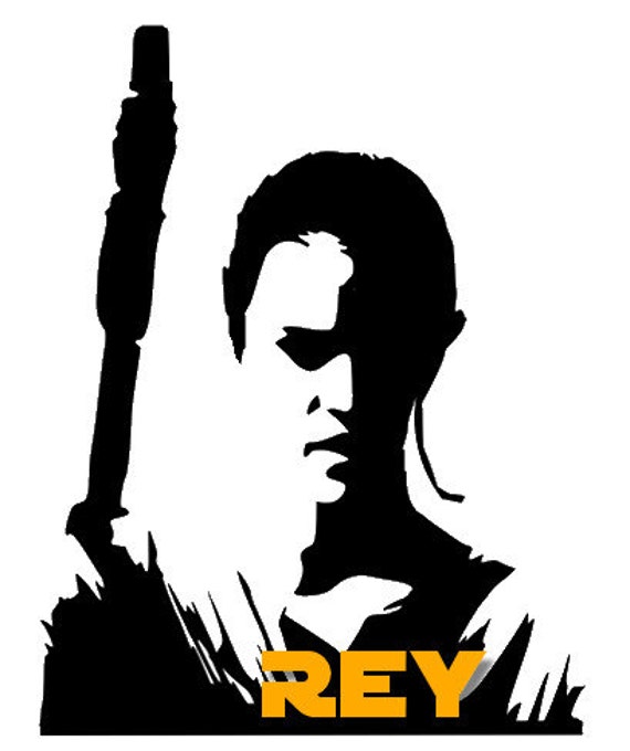 Download Star Wars Force Awakens-REY-SVG cut file