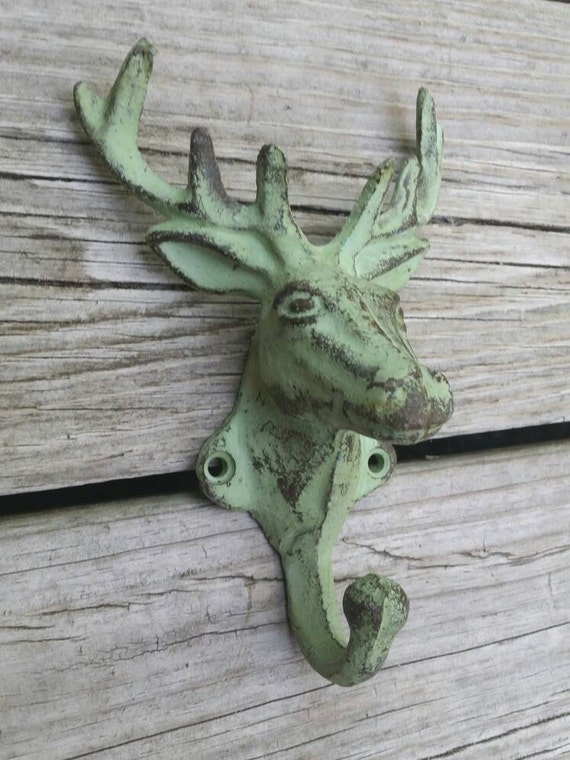 Deer Head Hook Fathers Day Gift Hunting Decor Deer Antler