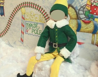 Almost Buddy Costume for Christmas Elf doll