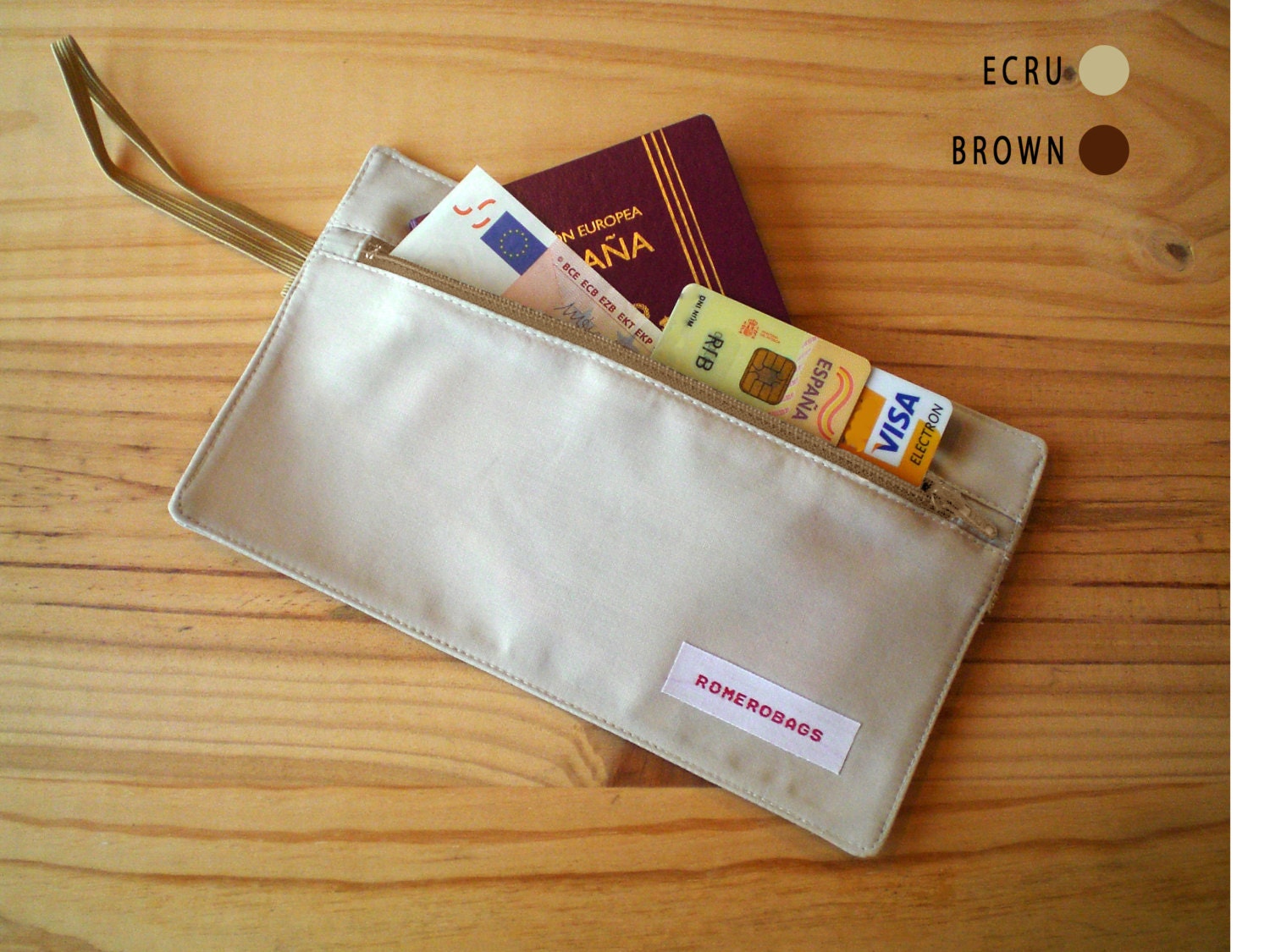 Secret waist wallet / Travel secret pocket