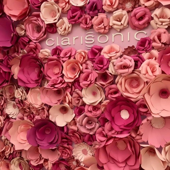 paper flower backdrop paper flower wall photo booth by paper flower photobooth backdrop