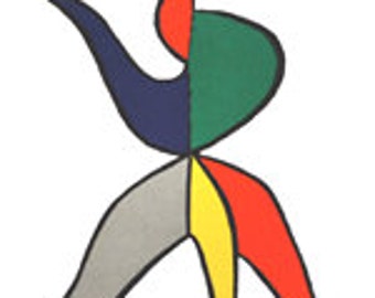 Alexander Calder, Original Lithograph,DM01141 size 15x11"