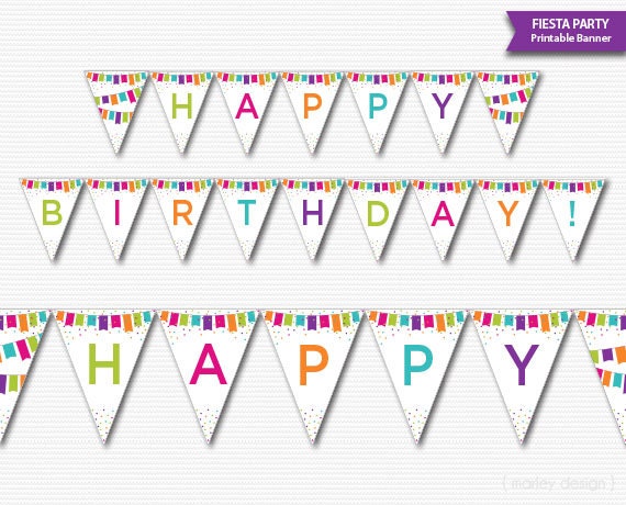 Fiesta Banner Fiesta Party Banner Printable Digital Download