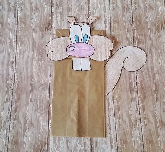 Paper Bag Squirrel Pattern