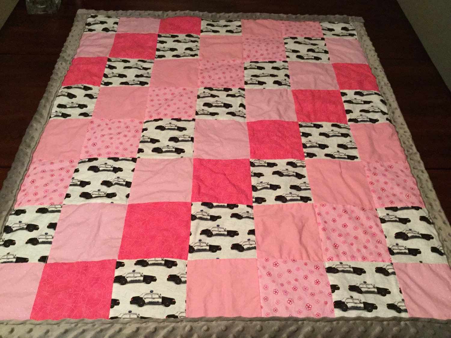 Girl Police Quilt Girl Police Car Quilt Girl Police