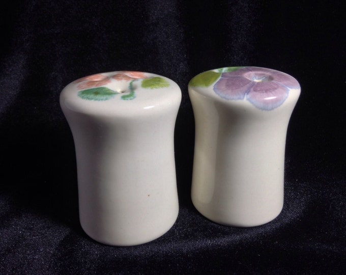 Vintage Franciscan Floral Salt and Pepper Shakers, Mid Century Franciscan Ware Shaker Set, Vintage Salt and Pepper Pottery