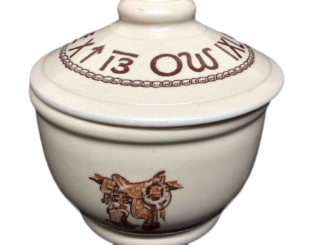 Wallace China Boots and Saddle Rustic Western Dinnerware