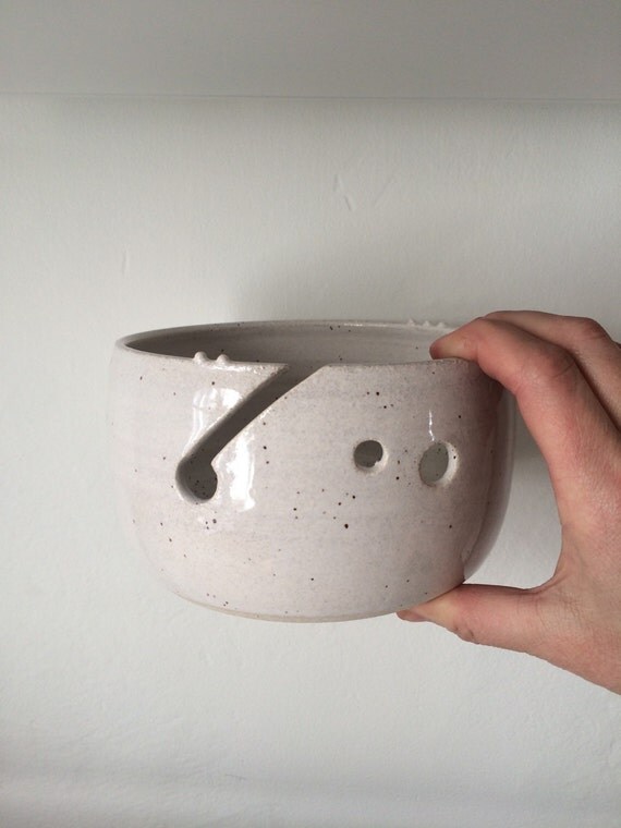 yarn bowl knitting bowl knitters gift by mudandstone on Etsy