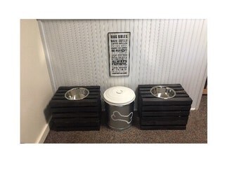 Elevated Dog bowls