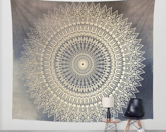 DESERT SUN MANDALA Wall Tapestry