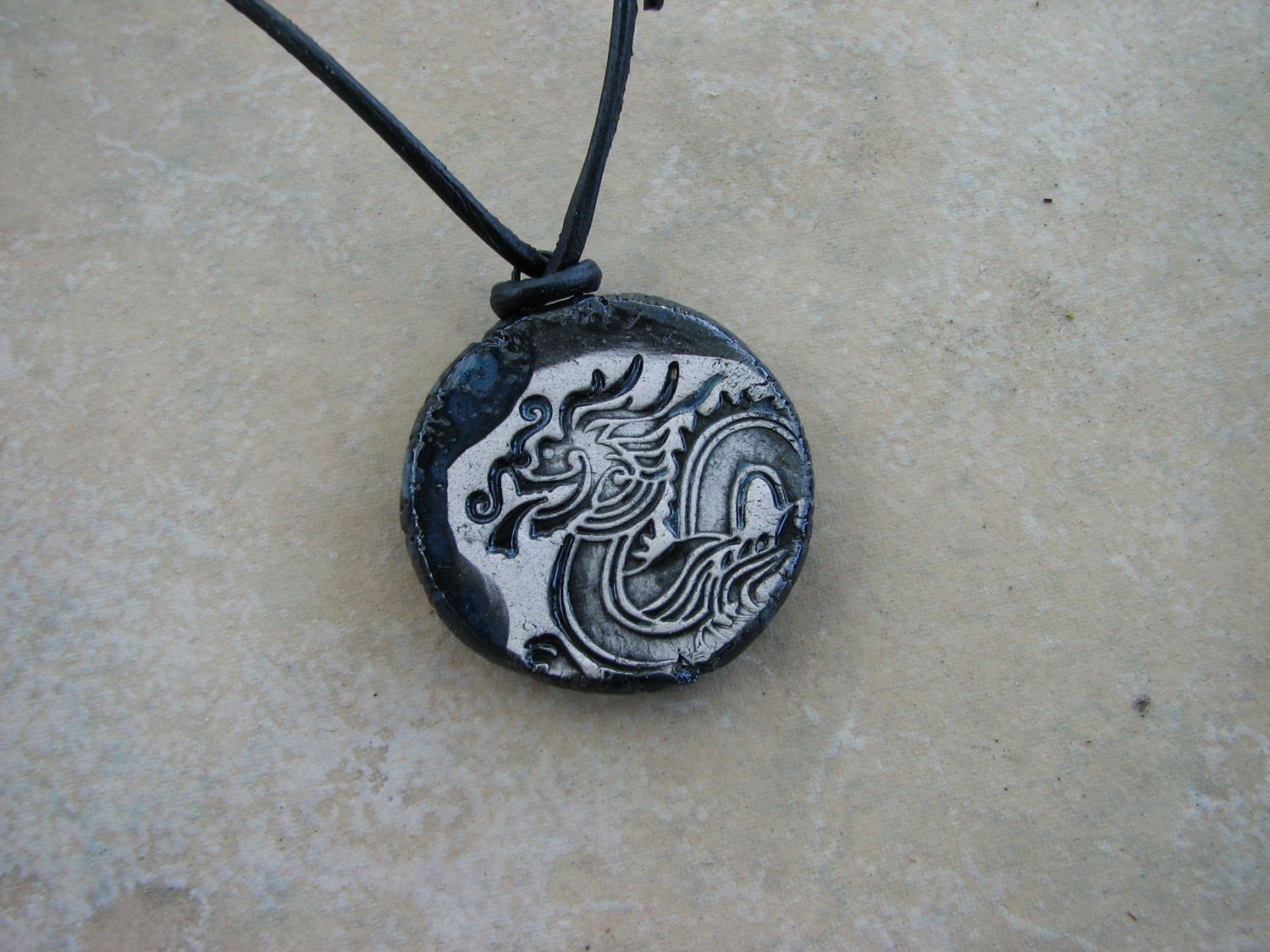 Chinese Dragon Essential Oil Diffuser Pendant by Mareziedotes