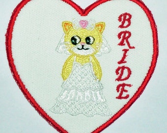 Iron-On Patch - BRIDE CAT