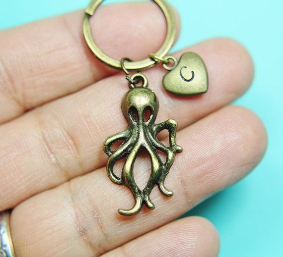 plush octopus keyring