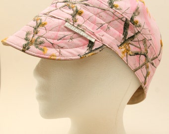 Pink Real Tree Camo Custom Welding Cap