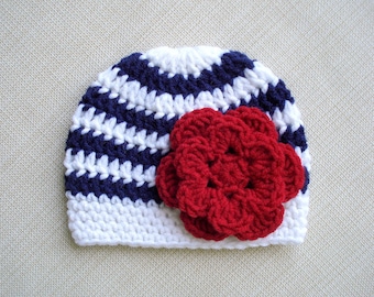 Crochet Newborn girl hat, Newborn Photo prop, Newborn baby girl hat, Crochet baby hats for girls, Newborn hat girl, Baby Photography props