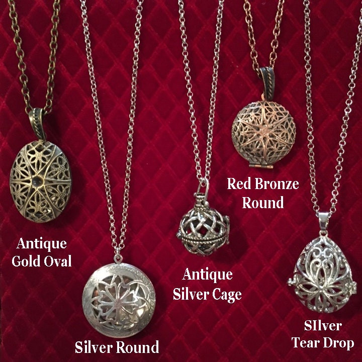 Essential Oil Diffuser Necklaces. Choose from 11 styles.