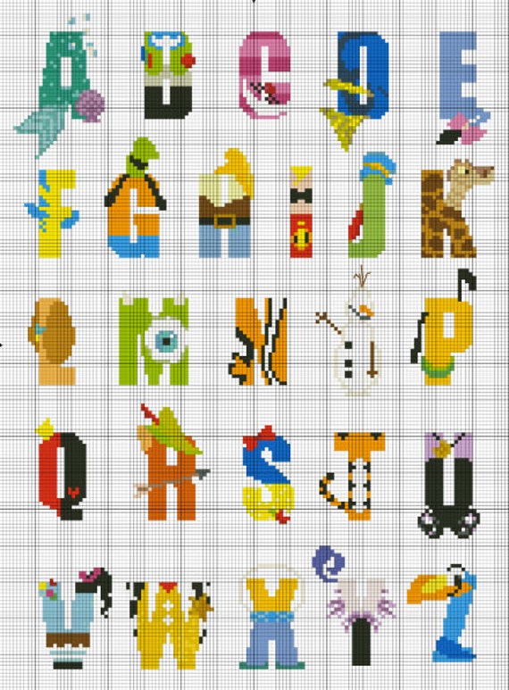 disney-character-alphabet-counted-cross-stitch-by-stitchandasong