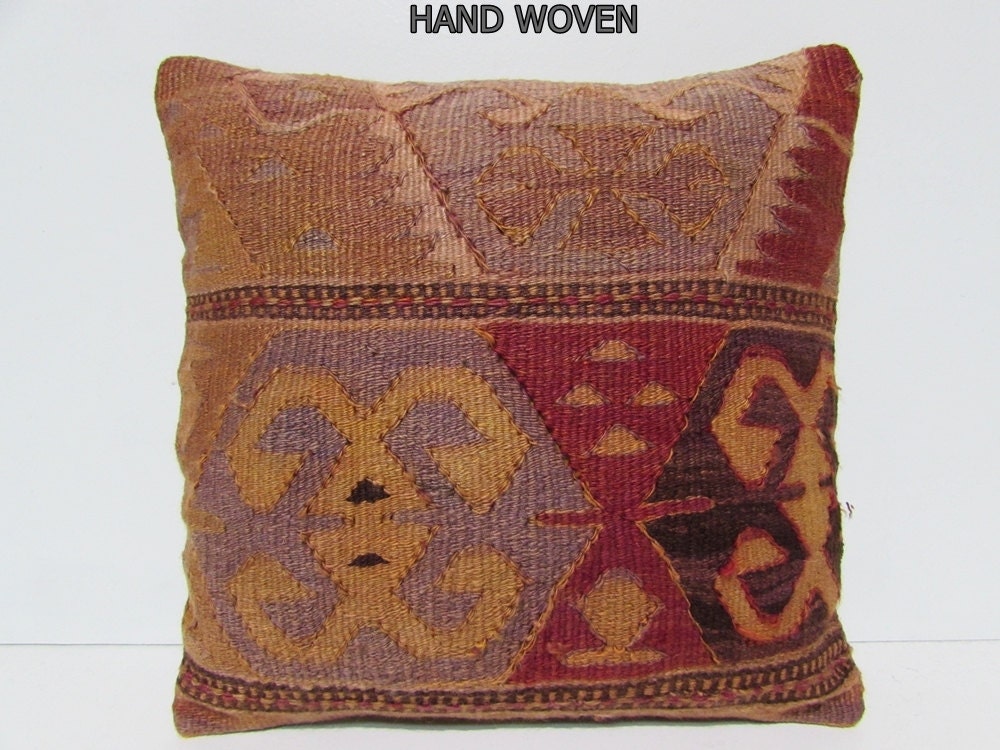 rustic pillow case 18x18 bohemian pillow floor pillow cover