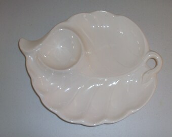 Vintage Leaf Platter Chip & Dip Japan