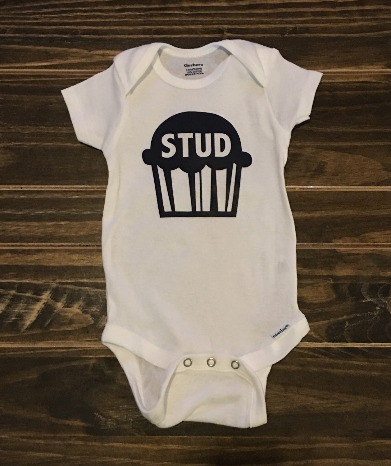 Stud Muffin Onesie personalized gift