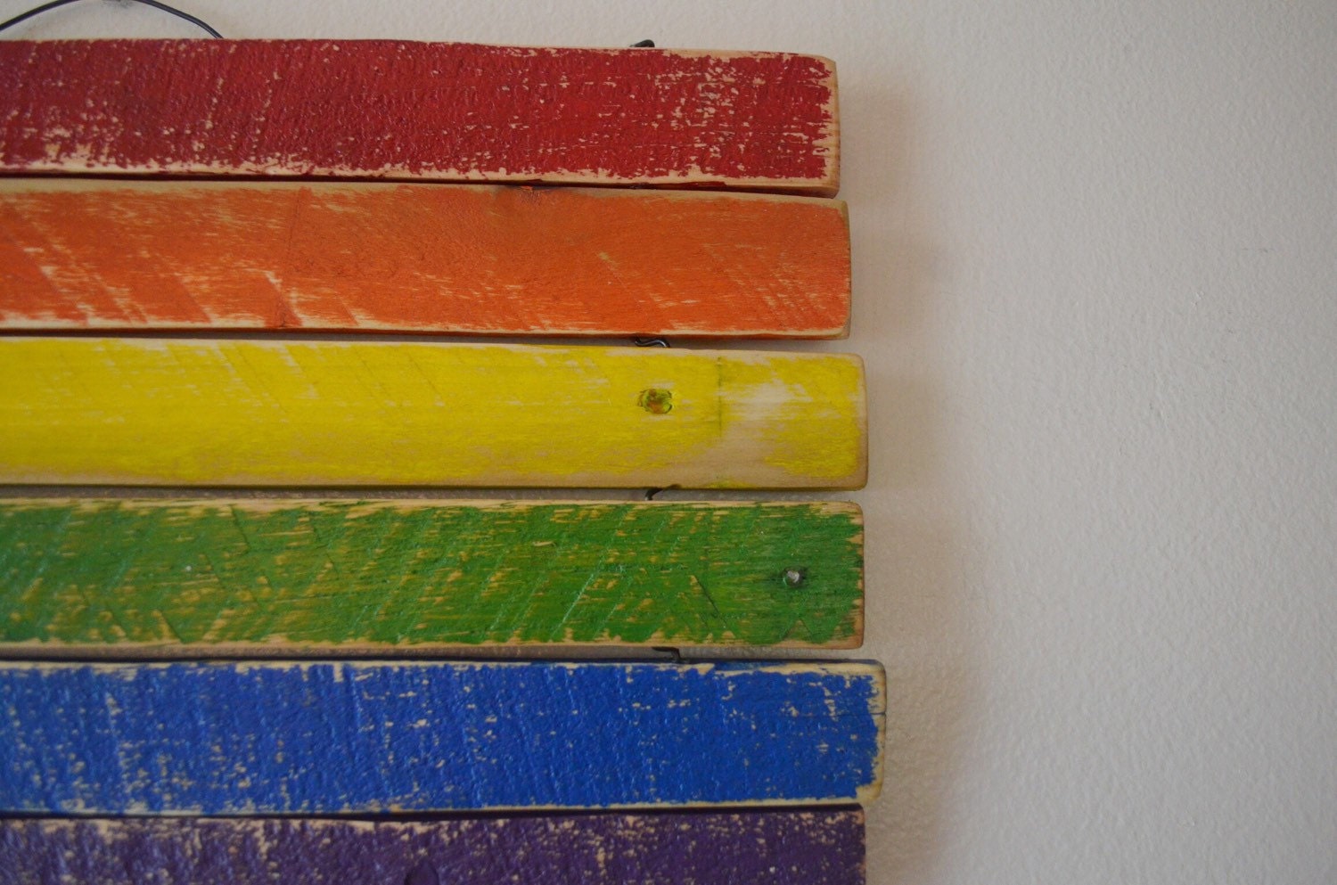 FREE SHIPPINGRainbow Pride Flag reclaimed wood wall decor