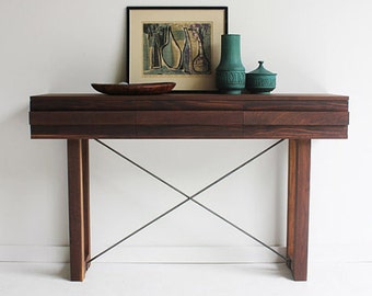 Walnut Console Table walnut console table | etsy Walnut Console Table walnut console table | etsy