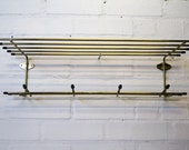 Vintage coat rack and shelf