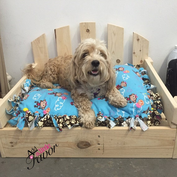 Items similar to Wooden Rustic Dog Bed Frame Reclaimed Pallets Handmade
