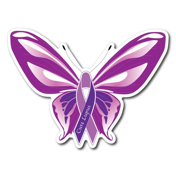 Lupus Awareness Sticker/Decal or Magnet Set from ThePatchLab on Etsy Studio