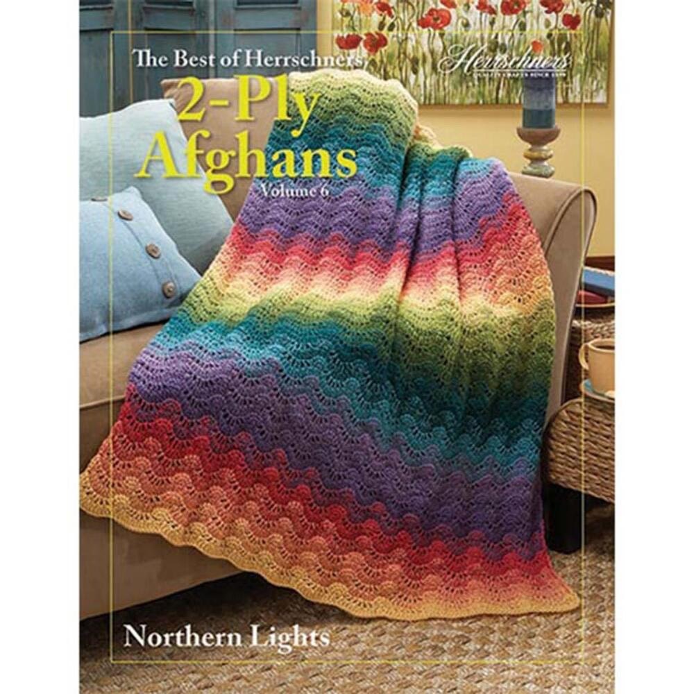 Best of Herrschners 2Ply Afghans Vol. 6 Crochet Book with