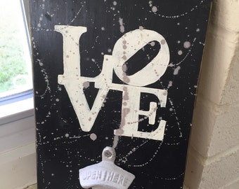 Philadelphia LOVE wall mounted bottle opener
