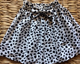 Dalmation bow skirt