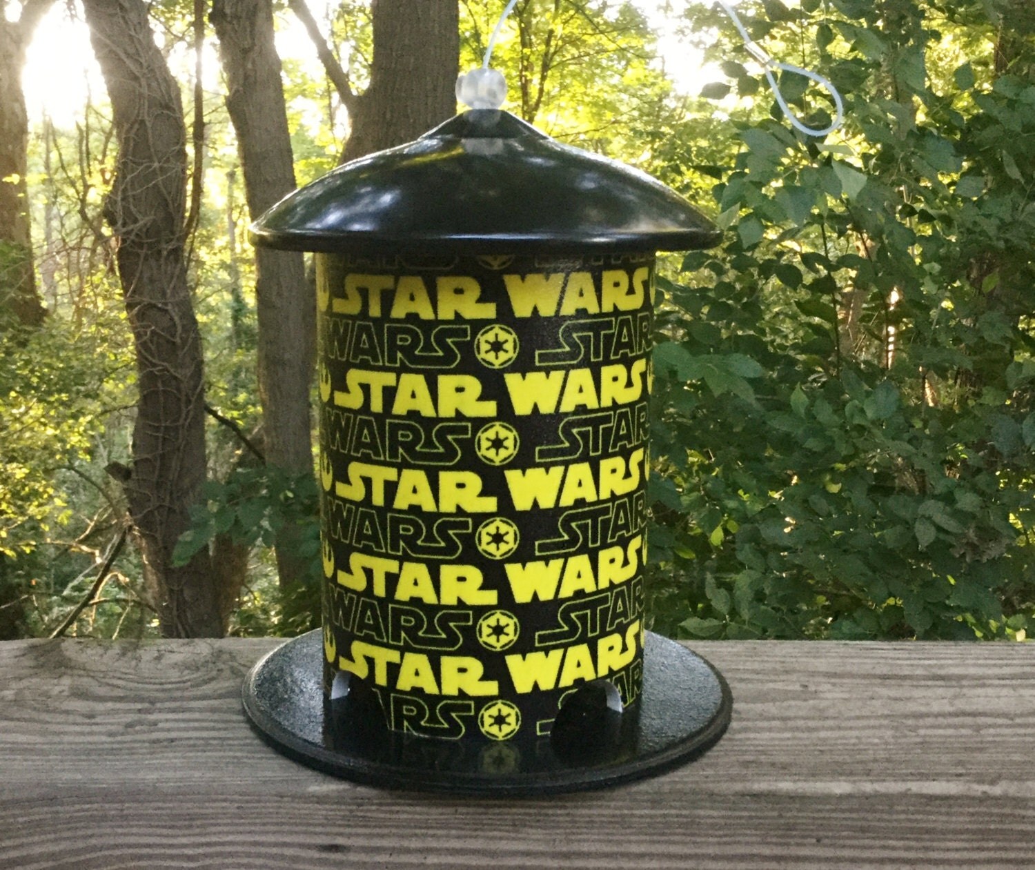 Star Wars Wrapped Bird Feeder by Bird Feeder Guy. Perfect