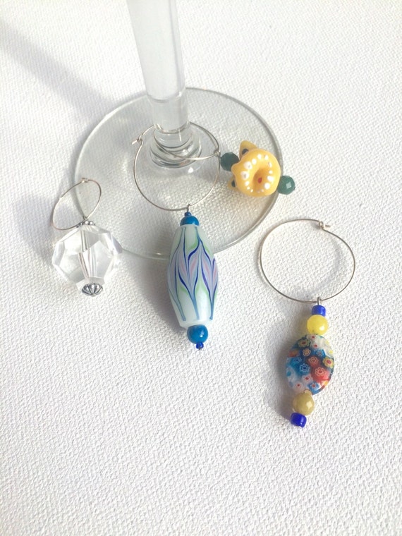 Items similar to Wine Charms on Etsy