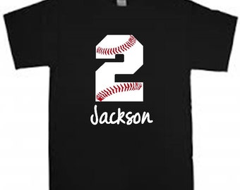 Baseball Birthday shirt personalized baseball shirt boys Baseball themed party personalized boys baseball t-shirt