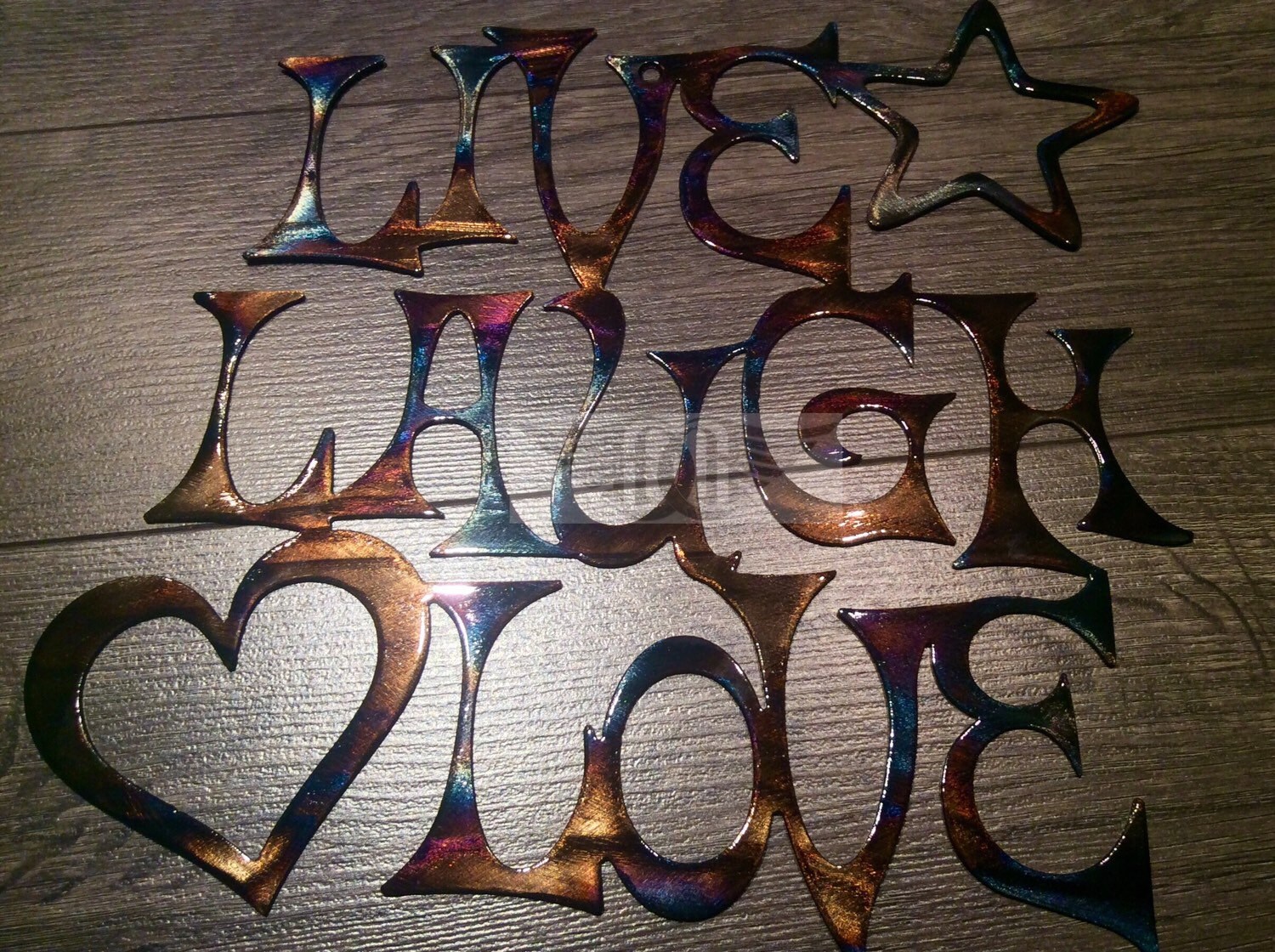 Kitchen Decor Live Laugh Love Wall Art