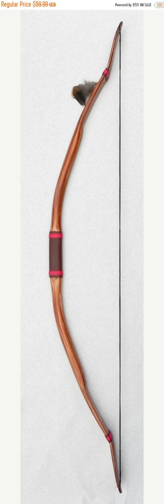 Archery Recurve 40 lb 28" Draw "Native American Buckskin Bow" 60