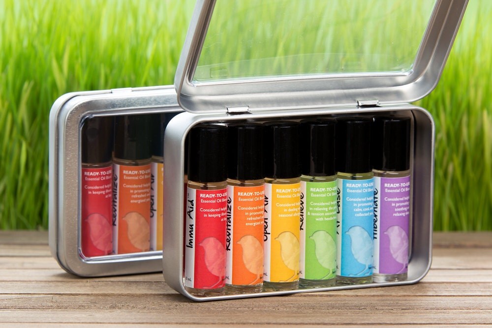 Essential Health Blends Set of 6 Essential Oil Blends for