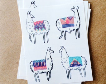 tattoos for kids llama temporary tattoos colorful southwest tattoo childrens summer tattoos beach fashion llamas with woven blankets tatoos