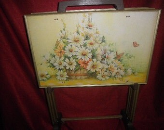 T.V. Tray Tables with Litho Prints