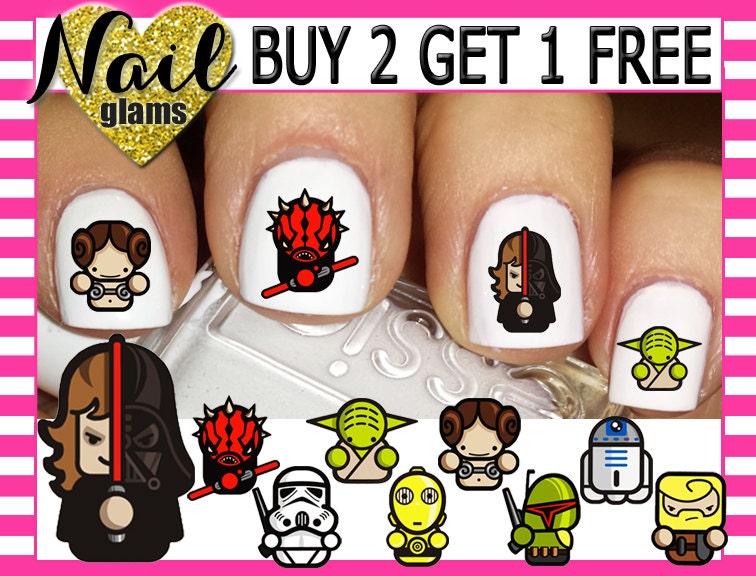 star wars nail decals