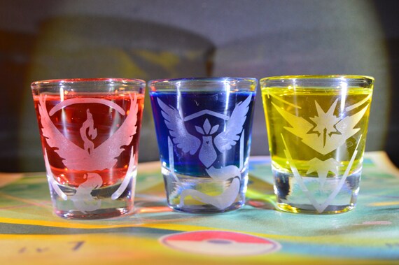 Pokemon GO Team Shot glass. Choose your team!