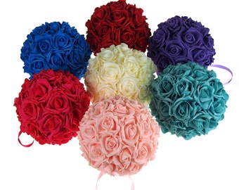 Soft Touch Kissing Ball Wedding Centerpiece, 7-inch